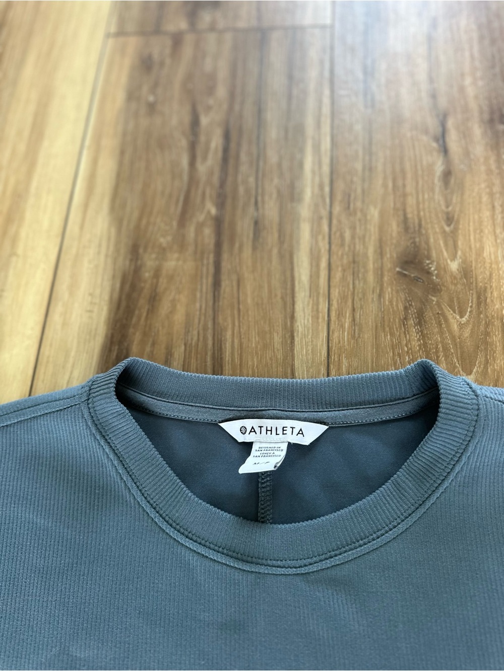 Athleta women’s rib tee shirt dress size M/P - Picture 4 of 6